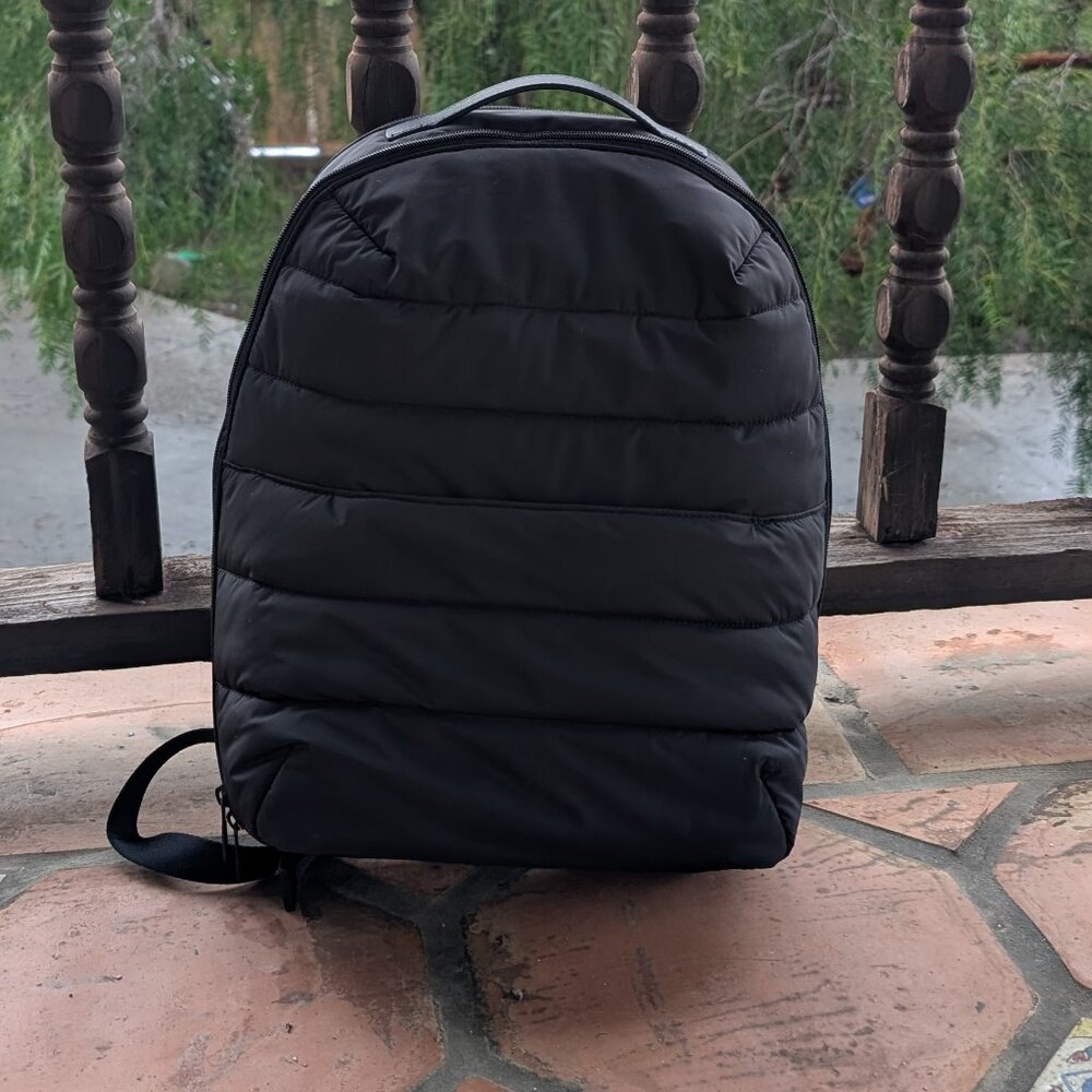 Away Quilted Backpack - Jet Black